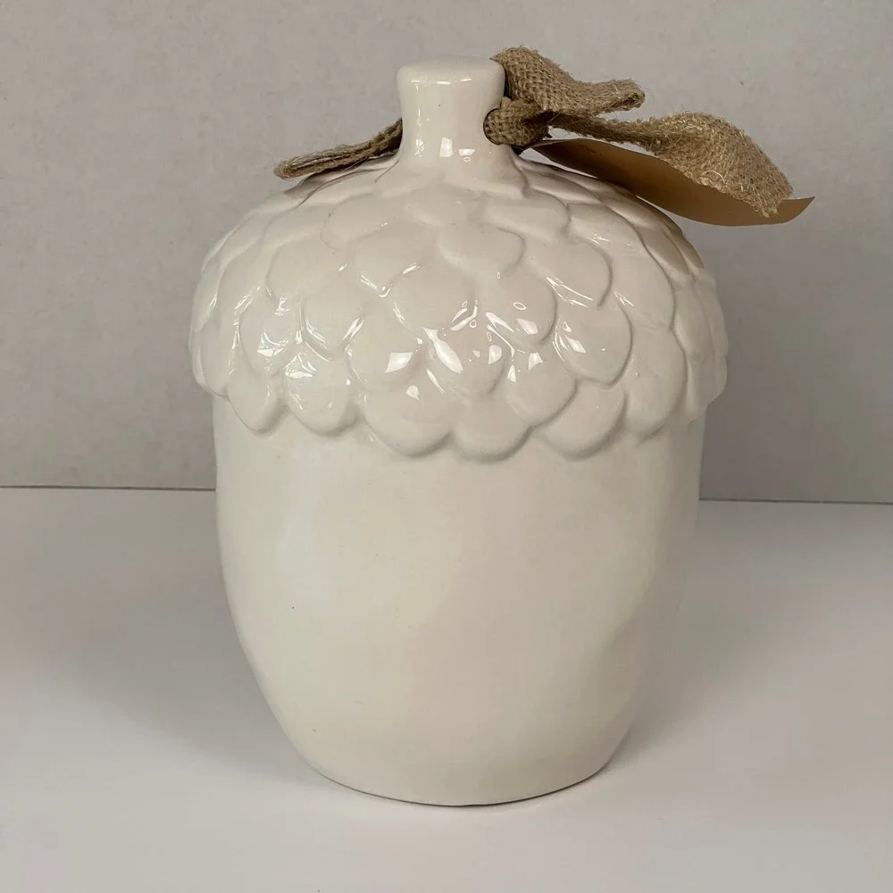 Rae Dunn Magenta Acorn Birdhouse FLY‎ Fall Autumn Decor NEW